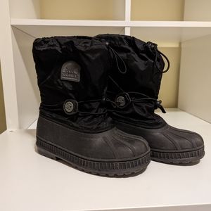Sorel canvas winter boots